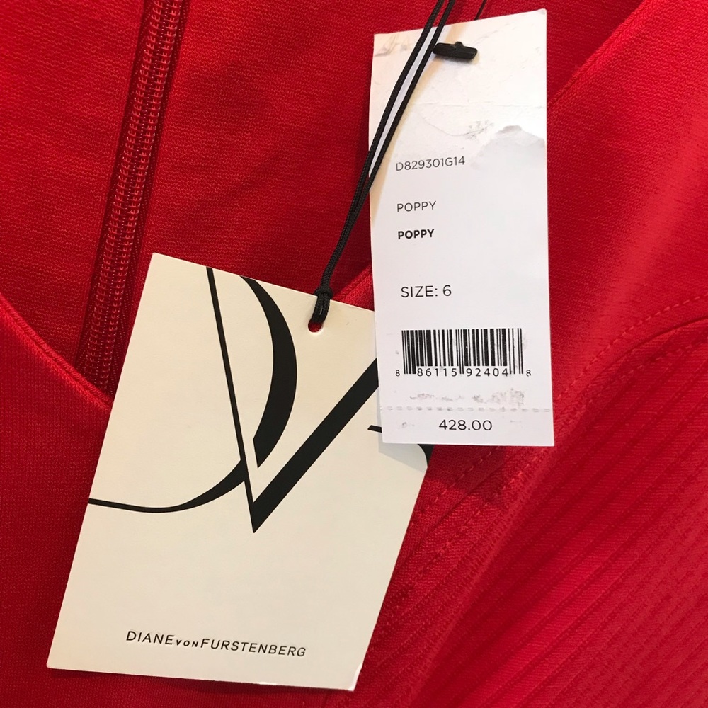 Diane von furstenberg "carla" dress 6 NWT - Picture 4 of 8